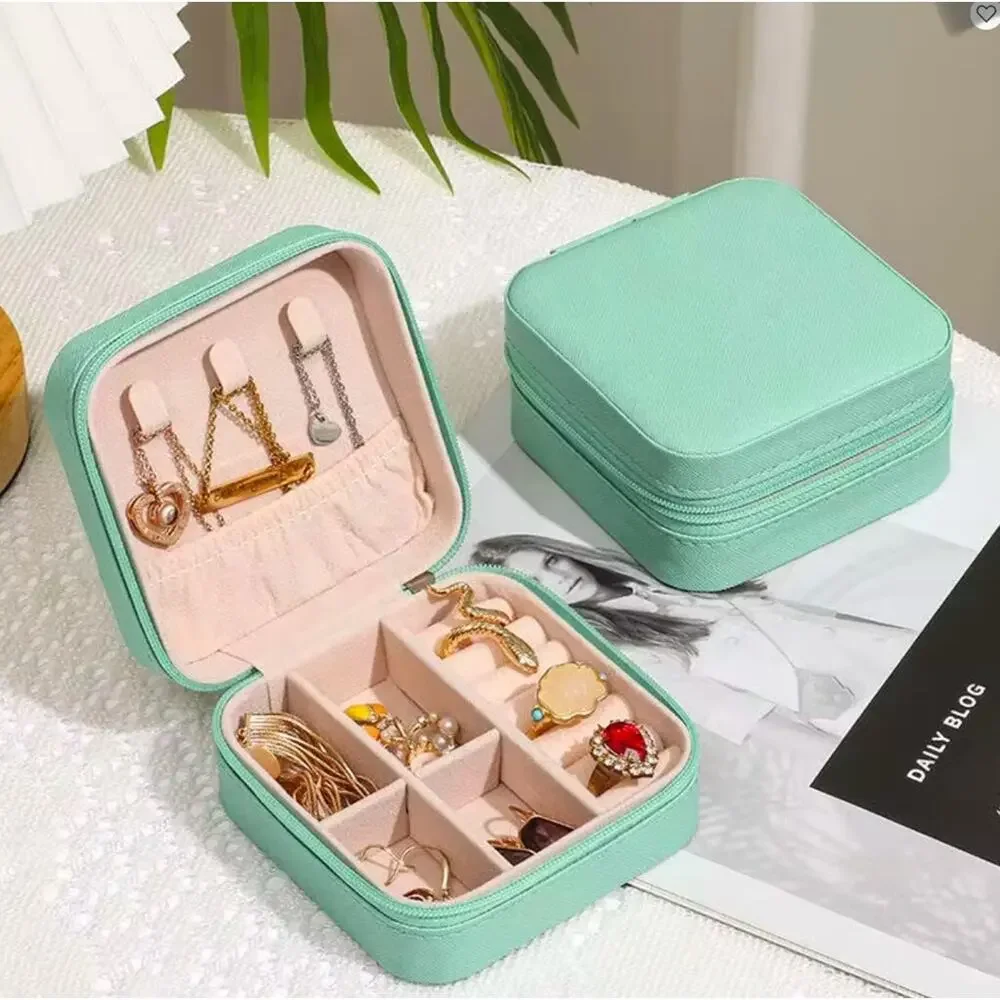 Women's Travel Jewelry Box - Teal